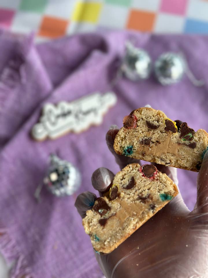 Stuffed Monster Cookie for wholesale by Cookie Krums Bakery