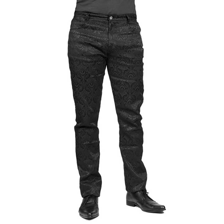 Alcatraz Gothic - Wholesale Pants - Women's - Gothic Trousers “Victorian Pants” with Ornaments