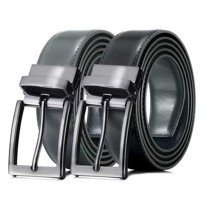 Mio Marino - Wholesale Belt - Men's - Chameleon Buckle Leather Belt1