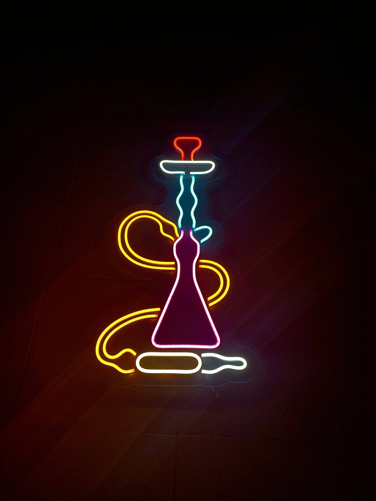 CityNeon - Wholesale Neon Sign - LED Hookah Neon Light - Hookah Set Bar Sign for Cafe4