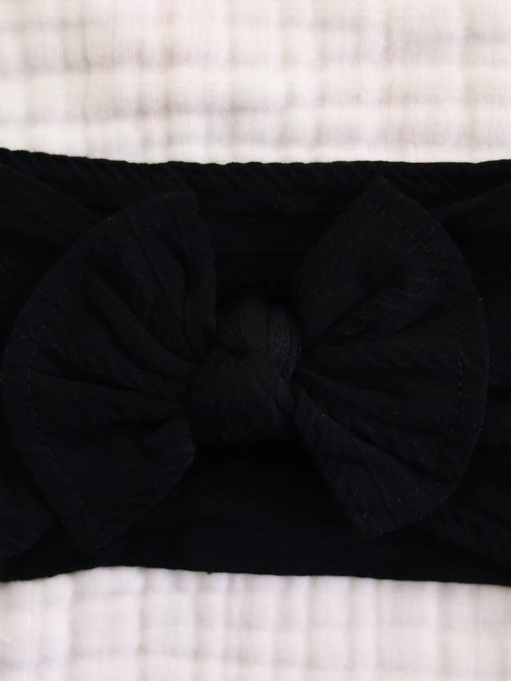 Faixa de arco | Preto por atacado de Luxe and Ro