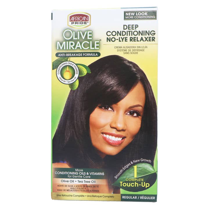 African Pride Olive Miracle Deep No-Lye Relaxer 1 Touch-Up for wholesale by KT Supply