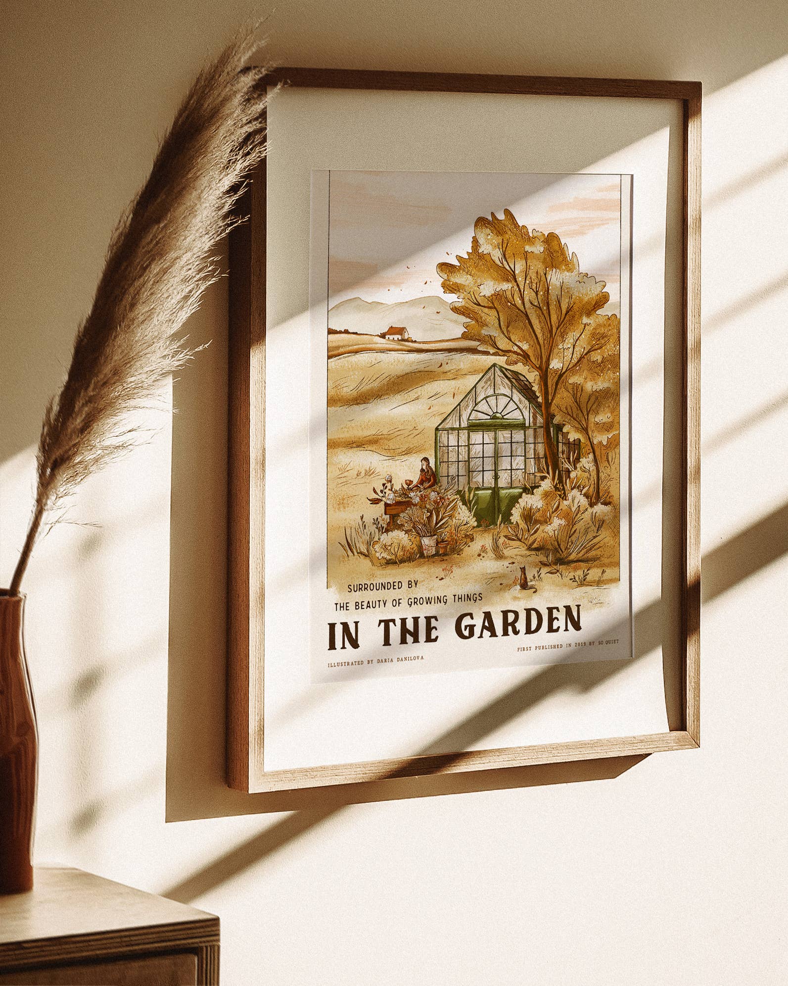 So Quiet - Wholesale Art Print - In The Garden Art Print1