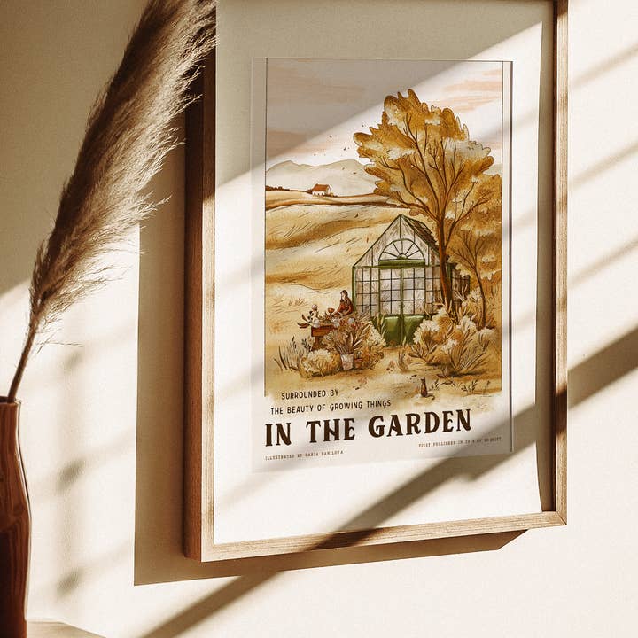 So Quiet - Wholesale Art Print - In The Garden Art Print1