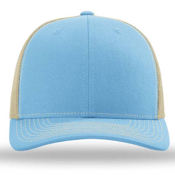 Kodiak Wholesale - Wholesale Trucker Hat - Unisex - Richardson 112 Snapback Trucker Cap - Custom Leather Patch H27