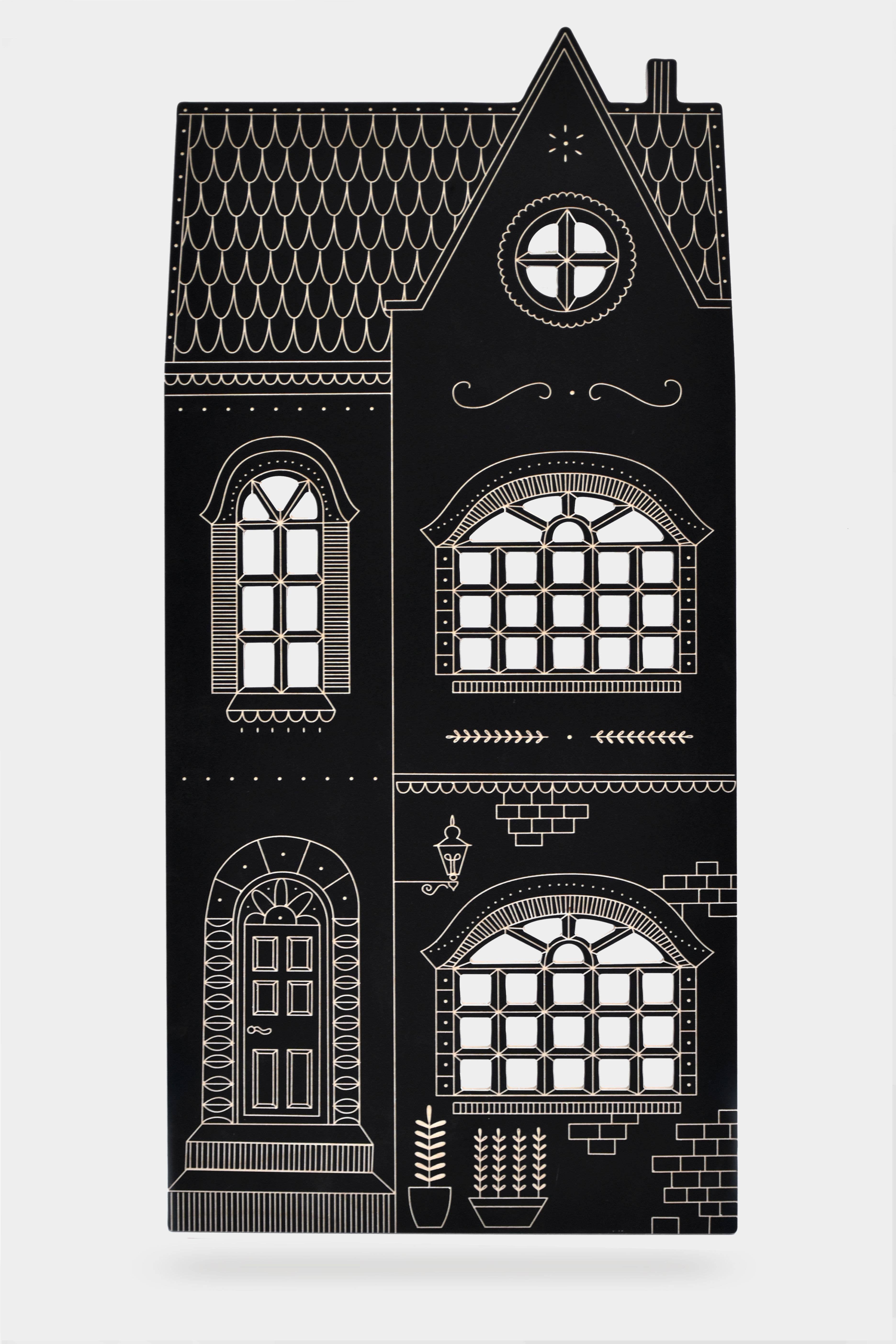 milin – Lousa - Crianças e bebés por atacado – Casa de habitação grande, lousa de madeira com giz13