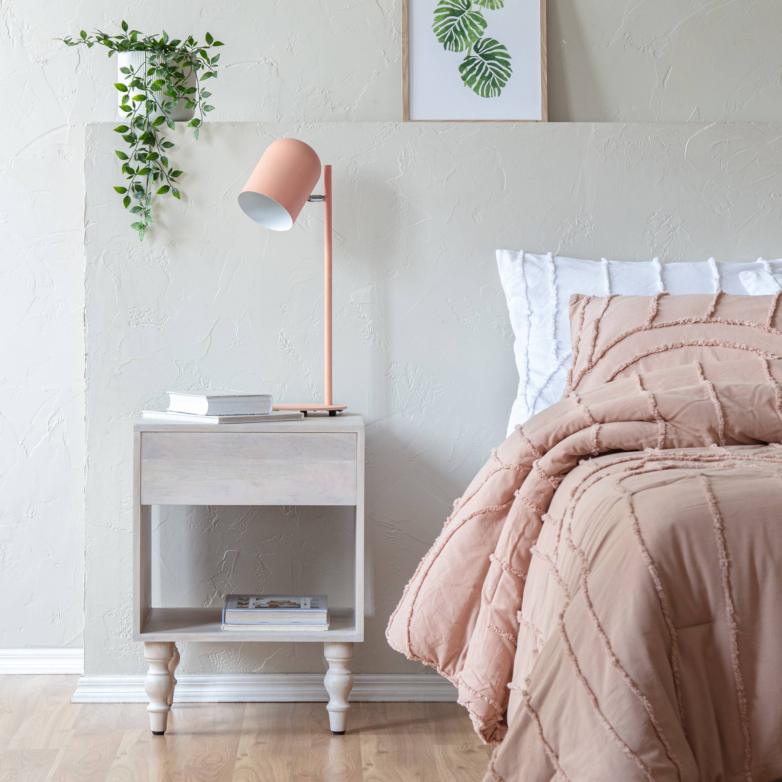 MH London - Wholesale Side Table - Rhonda Solid Wood Night Stand with Drawer7