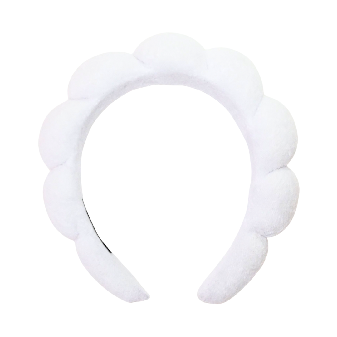 Ivy & Ash - Wholesale Spa Headband - Spa Headband | Trendy Terrycloth Bubble Makeup Headband0