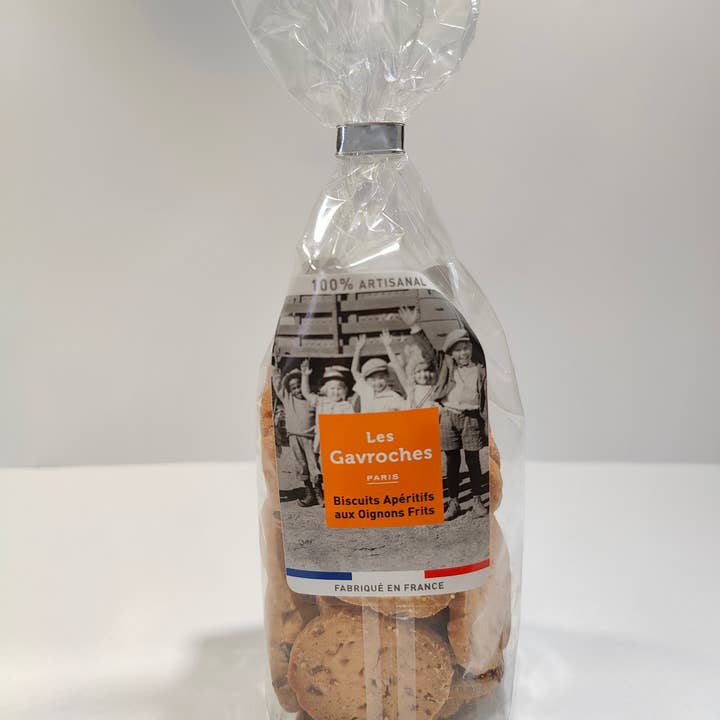 Biscuiterie les Gavroches - Wholesale Cookie - Fried onion aperitif cookies