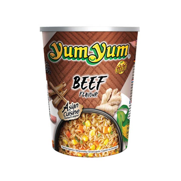 utoppa GmbH - Venta al por mayor Ramen - Yum Yum Fideos Instantáneos de Ternera en Taza 70 g