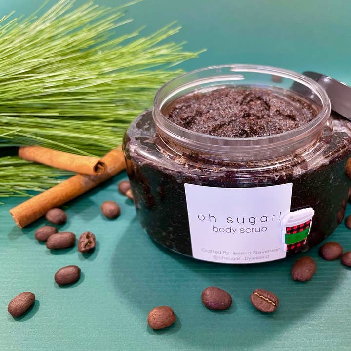 Holiday Spice Coffee Body Scrub - Medium for wholesale by oh sugar!