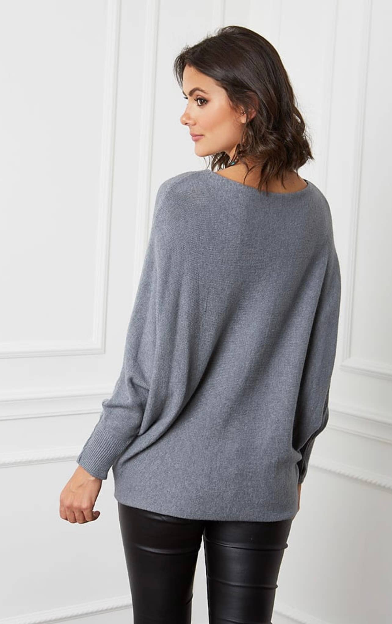 LÉA & LUC - Vendita all'ingrosso Maglione tricot - Donna - Maglione con maniche a pipistrello REF. 009918