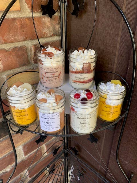 Marvelous Scents Candle Co - Wholesale Grappige kaars - Fall Fun Dessertkaars2