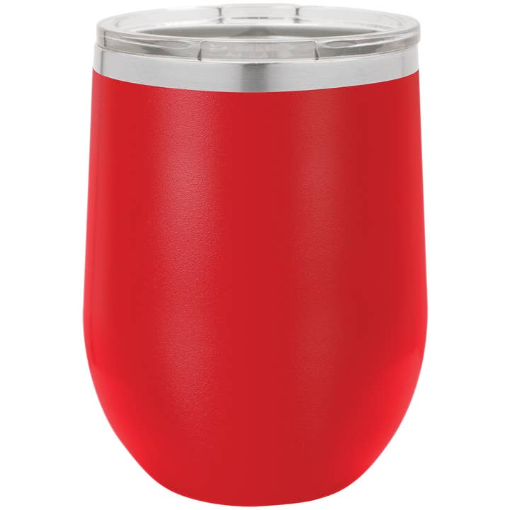 Susquehanna Glass Company - Wholesale Insulated Mug/Tumbler - Custom Artwork Insulated Stemless Wine & Lid, 12 oz2