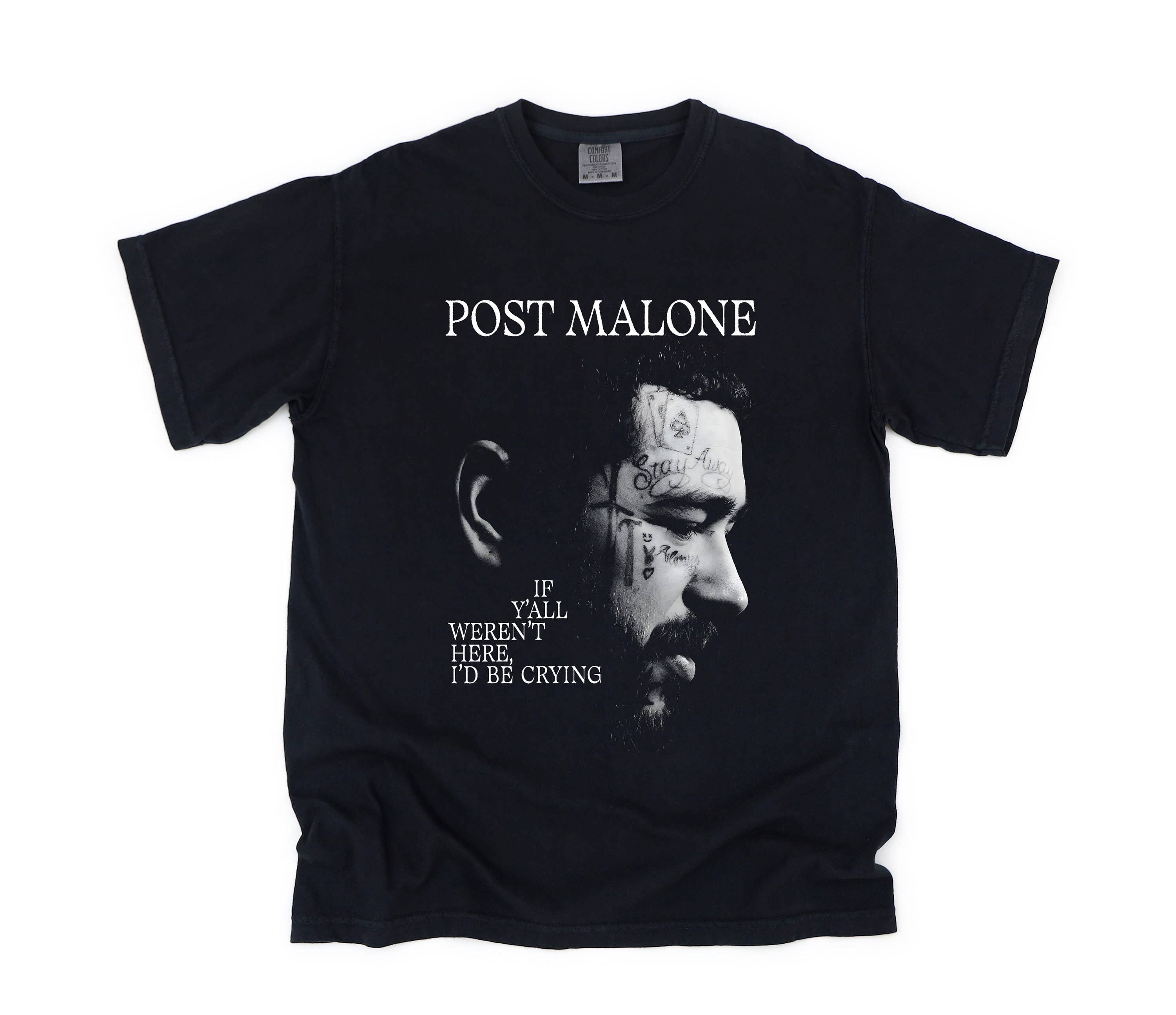 TheKingShirt - Wholesale Screen Printed T-Shirt - Unisex - Comfort Colors® Post Malone Face Graphic Tee Unisex T-Shirt0