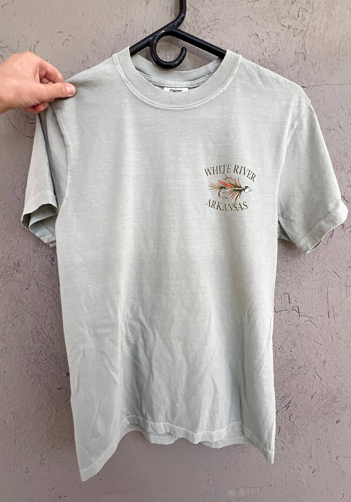 Southern Trend Clothing - Wholesale Screen Printed T-Shirt - Unisex - White River Trout T-shirt1