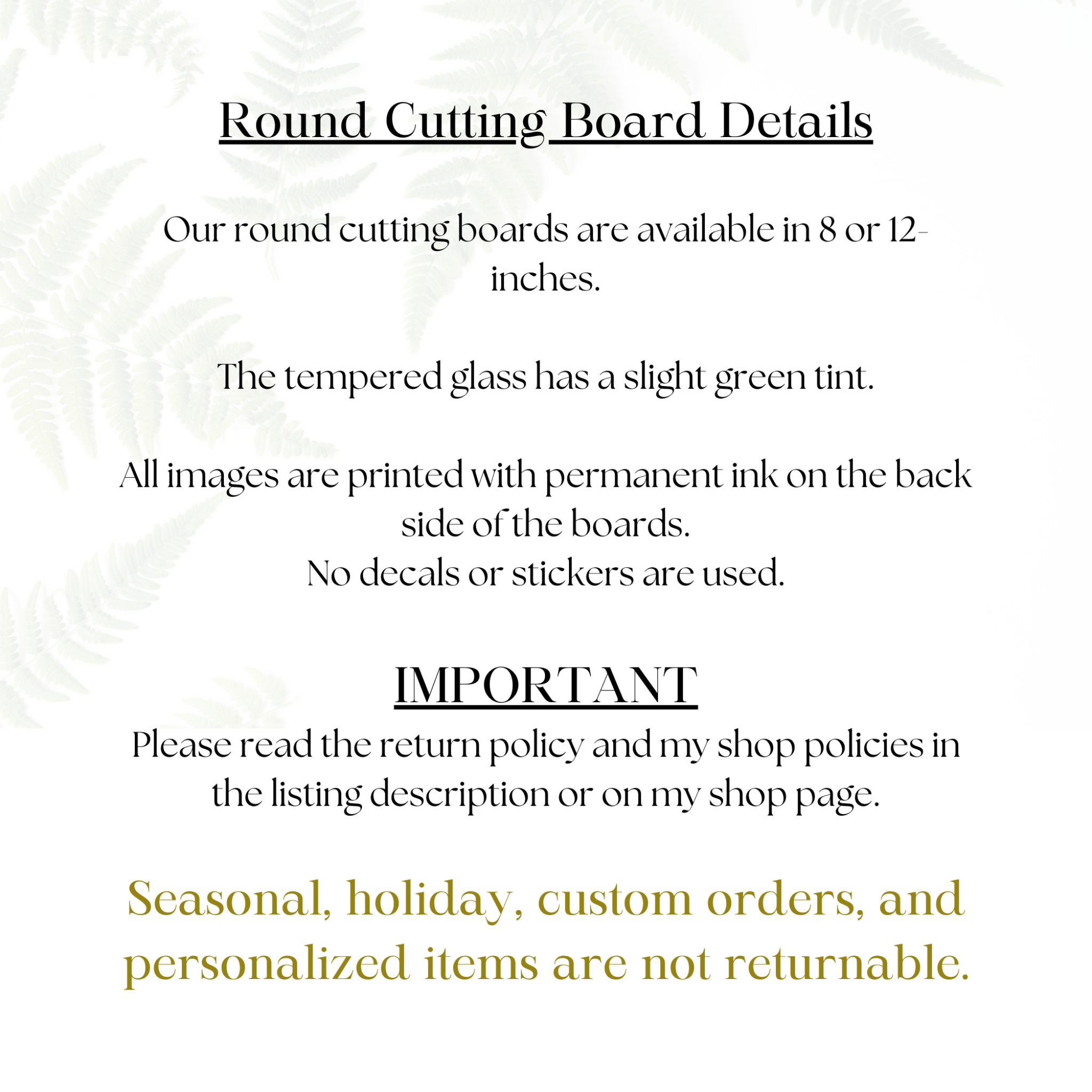 Fernville Creations - Wholesale Cutting Board - Rooster Tempered Glass Cutting Board or Serving Tray7