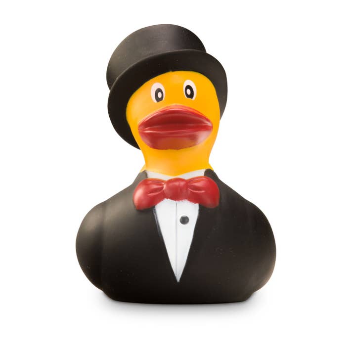 ROEMER WELLNESS - Wholesale Beach/Pool Toy - Kids & Baby - Advertising Duck Bodo Bräutigam Mini, approx. 6 cm7