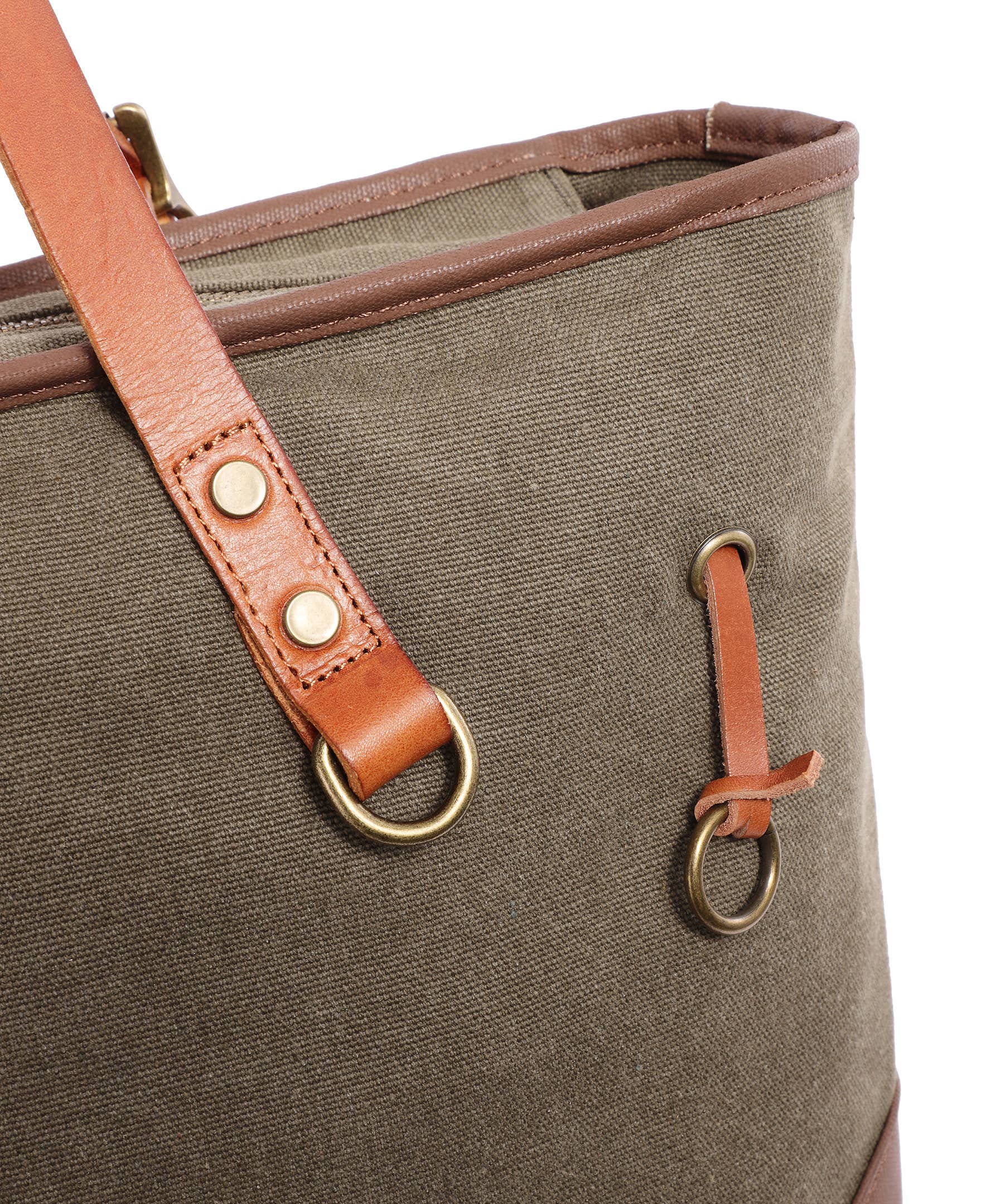 TSD Brand - Wholesale Draagtas - Dames - Redwood Canvas Shopper46