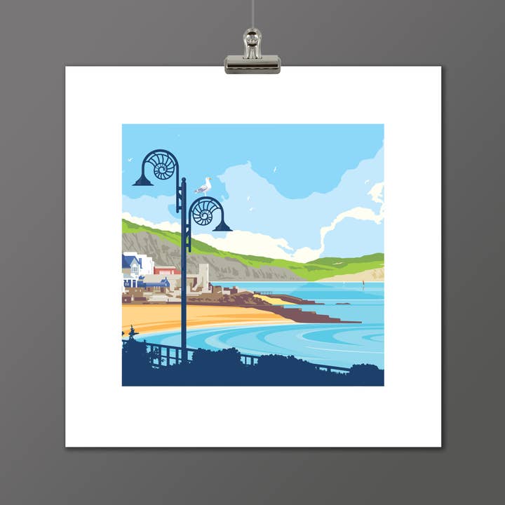 Tessera LYME BAY per la vendita all'ingrosso da parte di KWILL FINE ART AND ILLUSTRATION