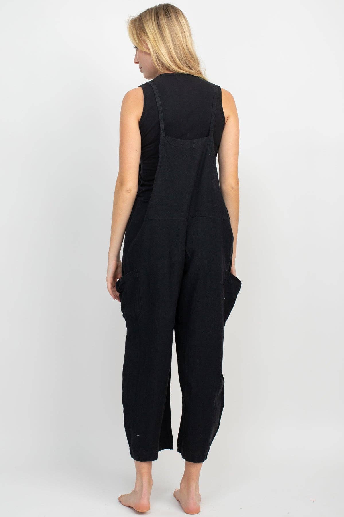 Lakhays Collection Inc. - Wholesale Overalls - Women's - Easy Slouchy Hemp Overalls8
