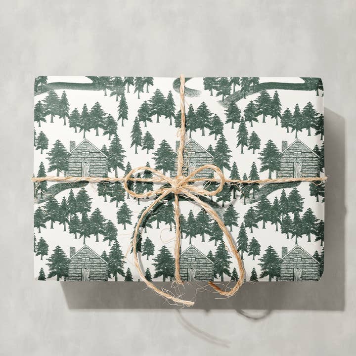 Cabin Land- Gave Wrap Sheet for engroshandel hos Winsome Parcel