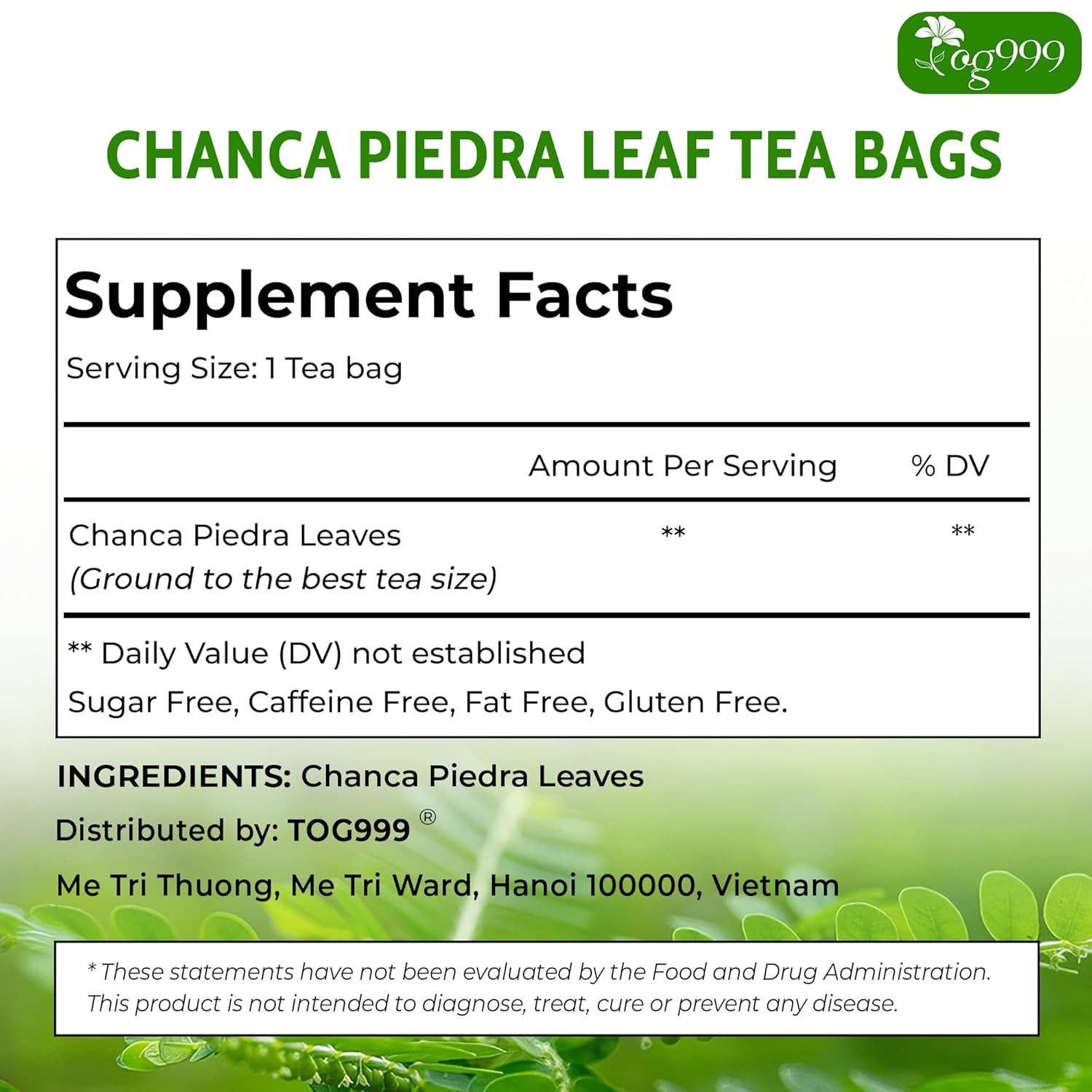 Naomi's Happy Place Shop - Wholesale Health/Detox Tea - Dried Chanca Piedra Leaves, Chanca Piedra Tea “Stone Breaker” Tea Bags1