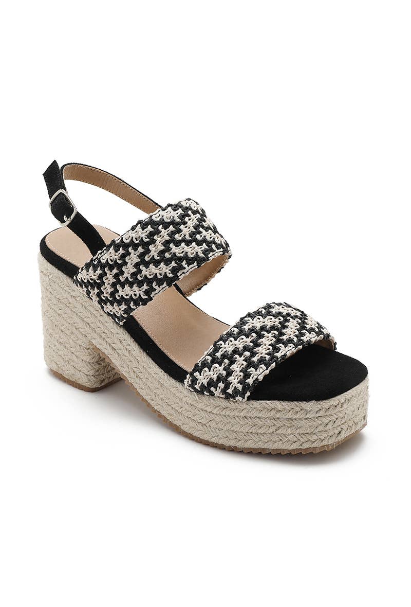 Joia Paris – wholesale Sandaler - Dam – Espadrille kilklackssandaler med justerbara remmar JN-890