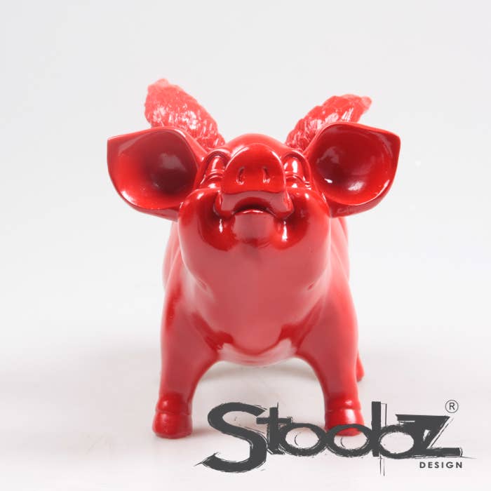 Imhof & Stevens BV – Mealheiro por atacado – Cofrinho STOOBZ com asas 14 x 25 x 15 cm | Cofre19