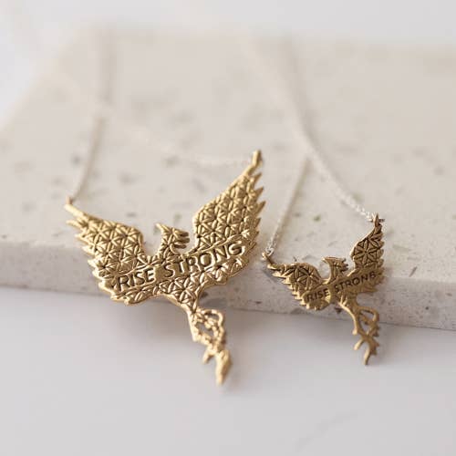 Jewelry Evolution - Wholesale Pendant/Charm Necklace - Phoenix "Rise Strong" Necklace3