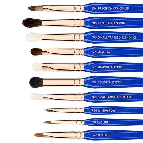 Bdellium Tools - Wholesale Makeup Brush Set - Golden Triangle PHASE I Complete 15pc. Brush Set with Pouch3