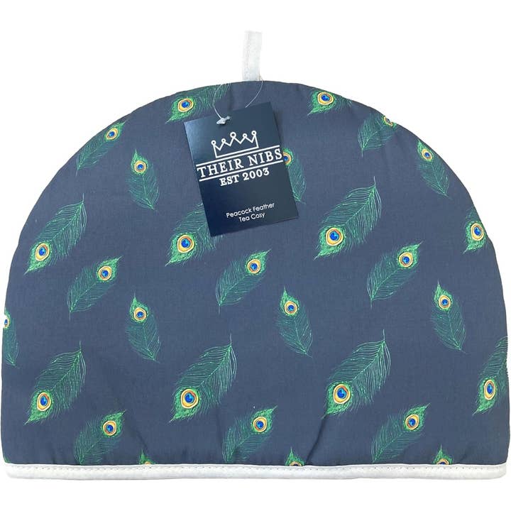 Celtic Peacock Feather Cotton Tea Cosy for wholesale by Dublin Gift Company