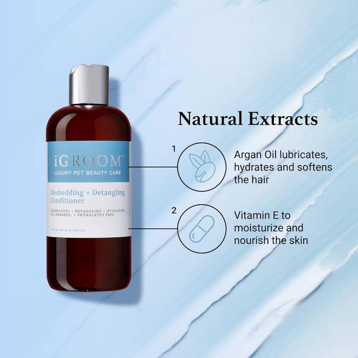iGroom - Wholesale Pet Coat Conditioner - Dog - Deshedding + Detangling Conditioner 16oz4