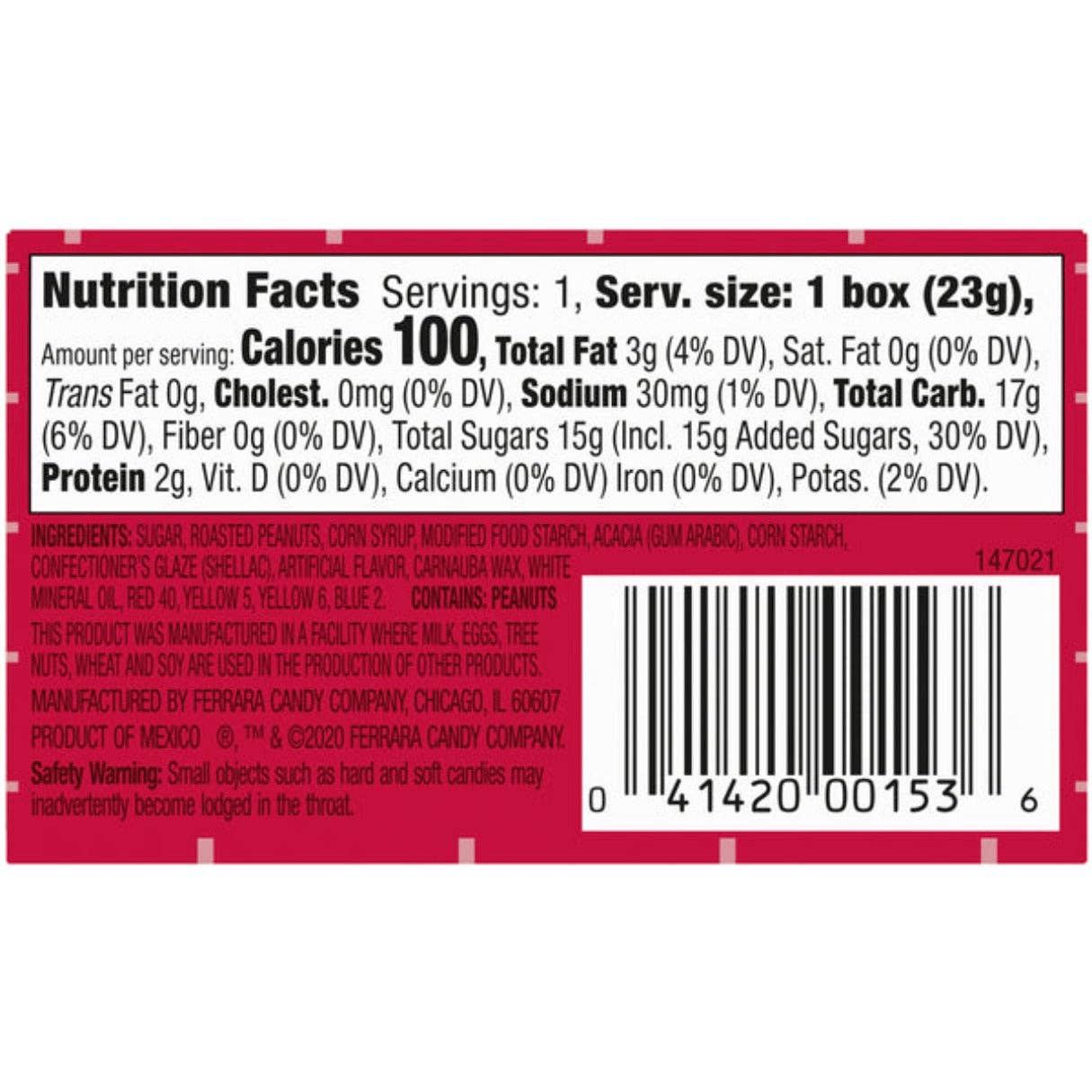 I Got Your Candy - Wholesale Hard Candy - Boston Baked Beans   0.8oz - 24ct8