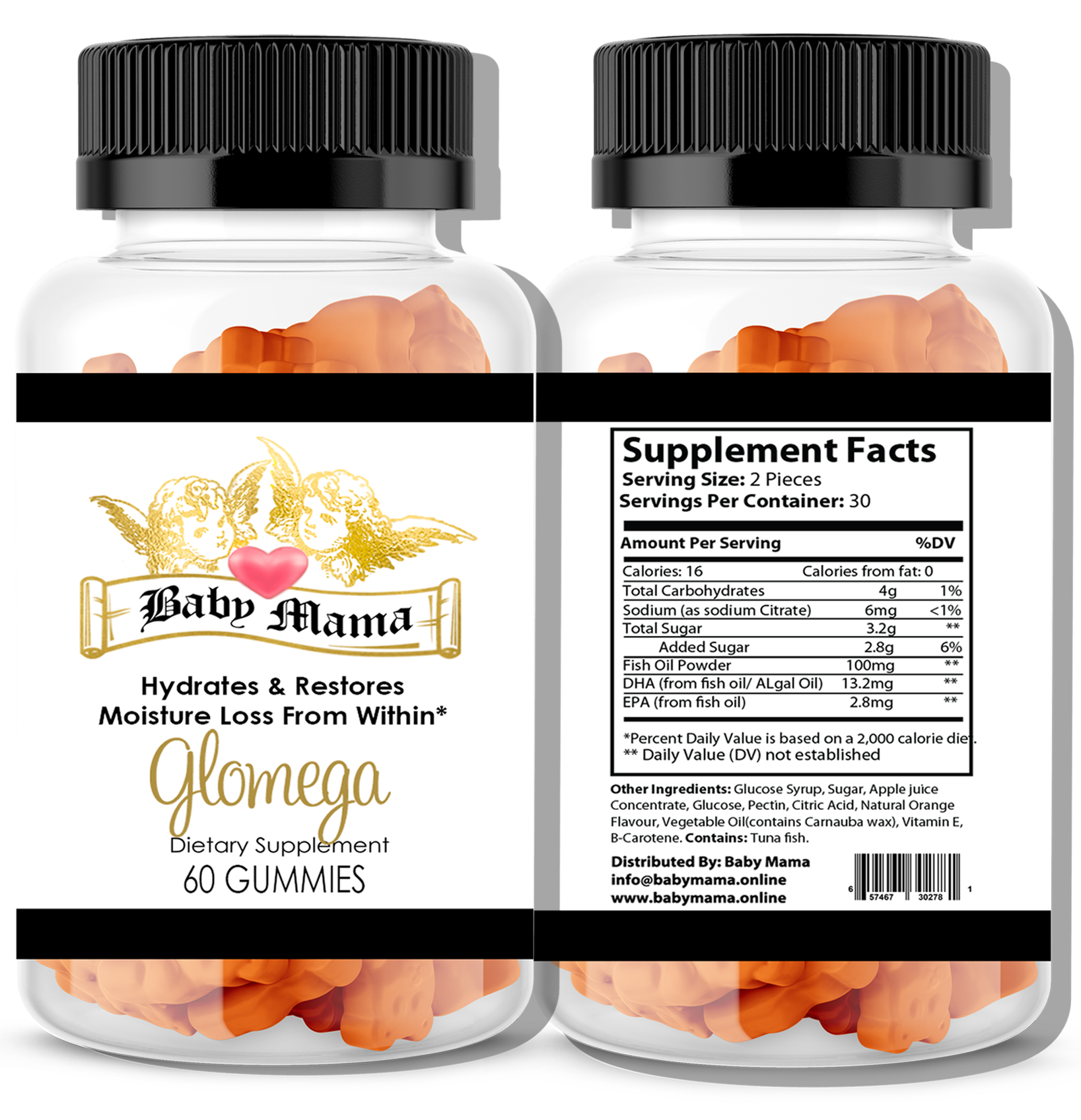 Baby Mama - Wholesale Oral Supplement/Vitamin - Glomega Softgels*3