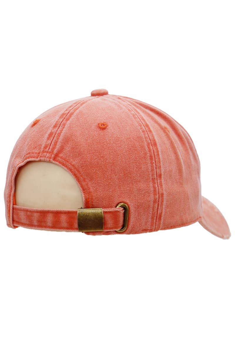 Cap Zone - Wholesale Baseball Cap - Unisex - Distressed Dirty Wash Five Panel Baseball Cap15