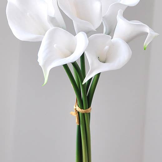 Sweet Home Deco – wholesale Artificial flowers – Latex Real Touch Calla Lilies Home Wedding Flowers Set of 103