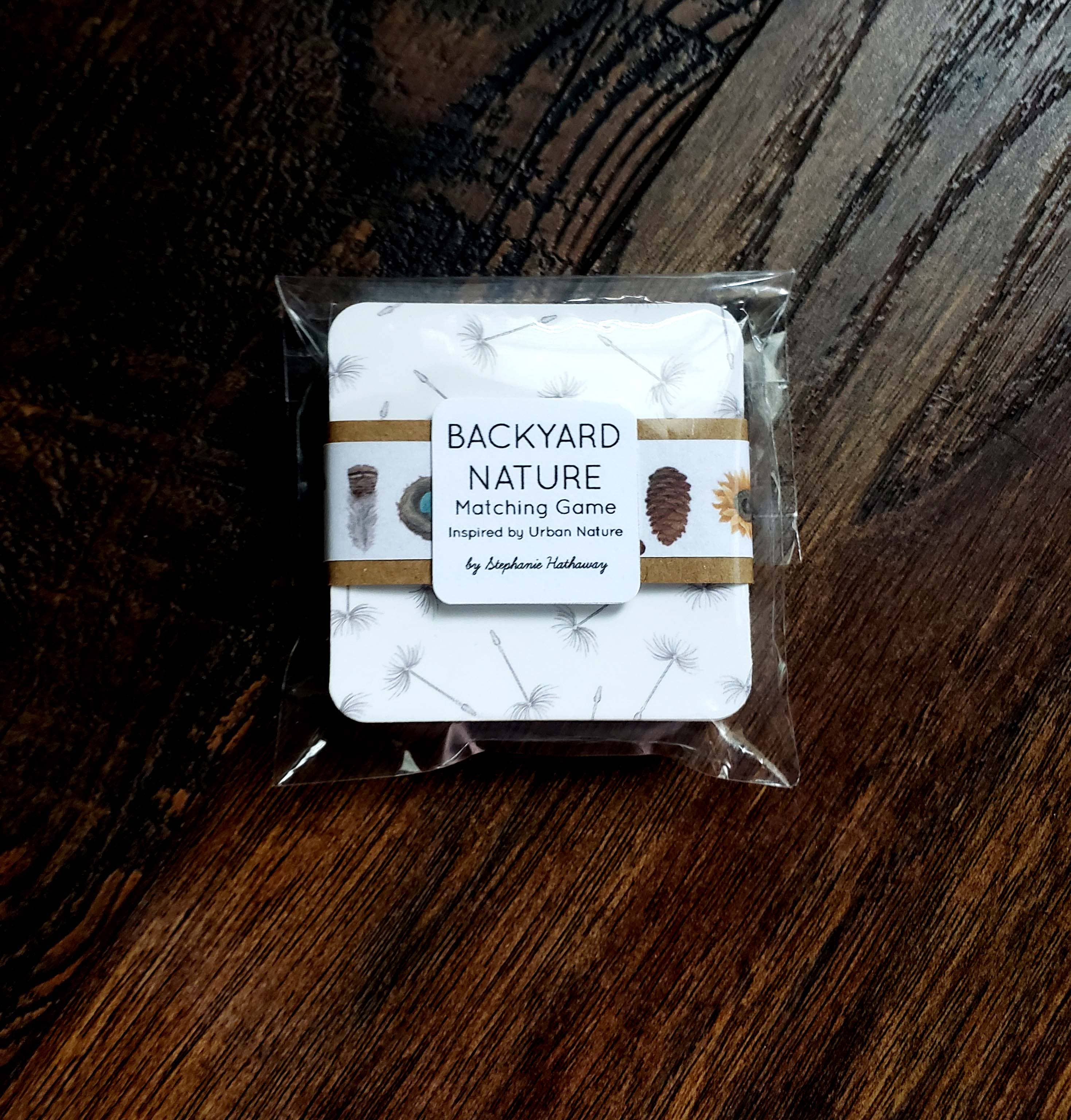 Stephanie Hathaway Designs - Wholesale Learning Cards - Kids & Baby - Backyard Nature Matching Game, Set of 24 Cards3