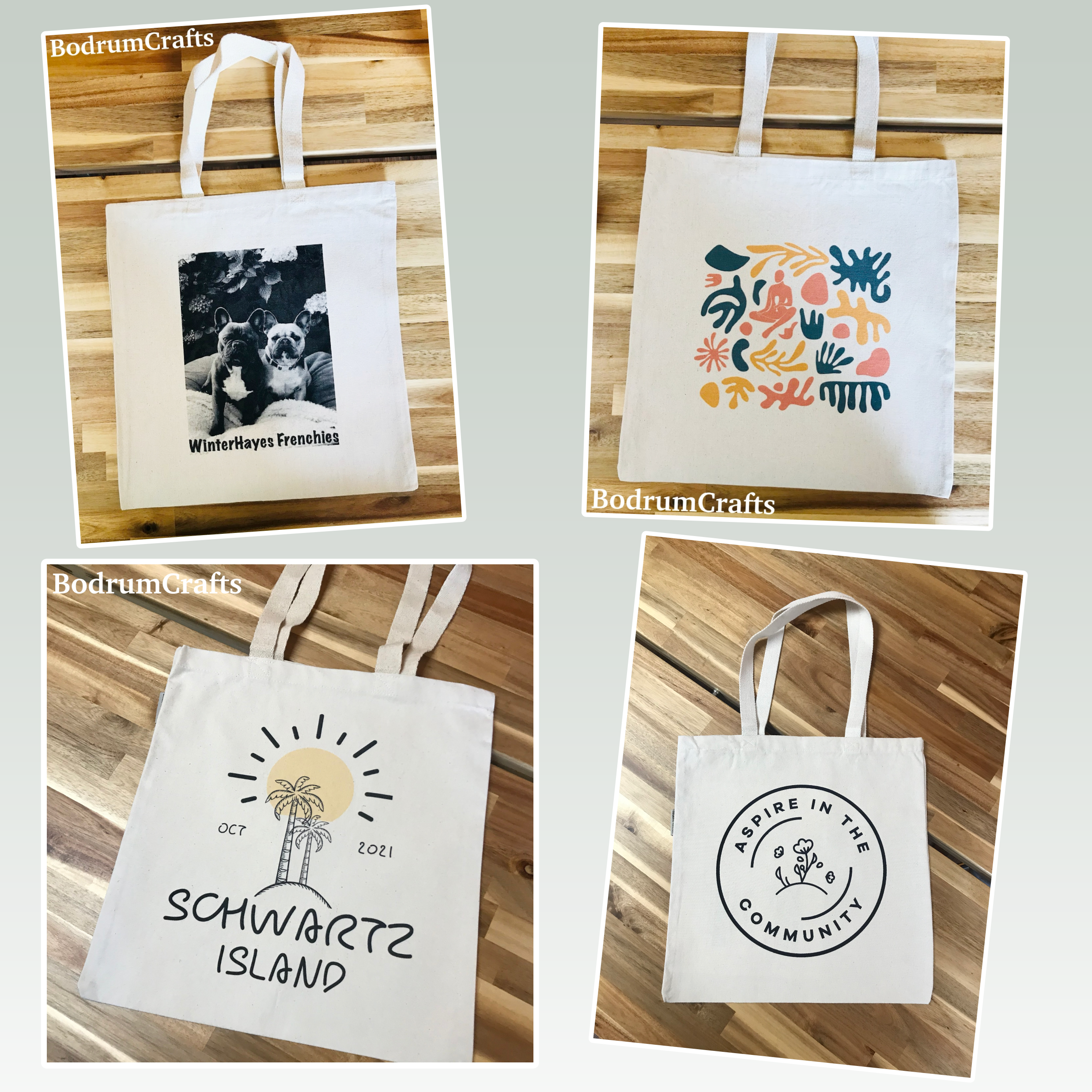 BodrumCrafts - Wholesale Tote Bag - Unisex - Custom Logo Printed Canvas Tote Bags Wholesale,7
