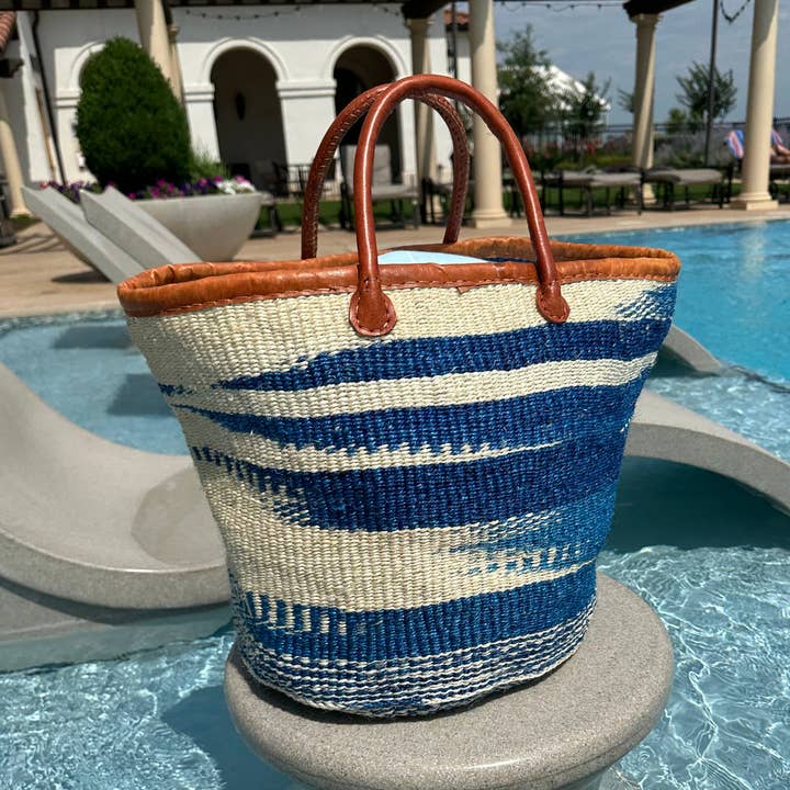 Mala Mifuko Kiondo Quénia - Blue Cloud por atacado de The African Home Goods