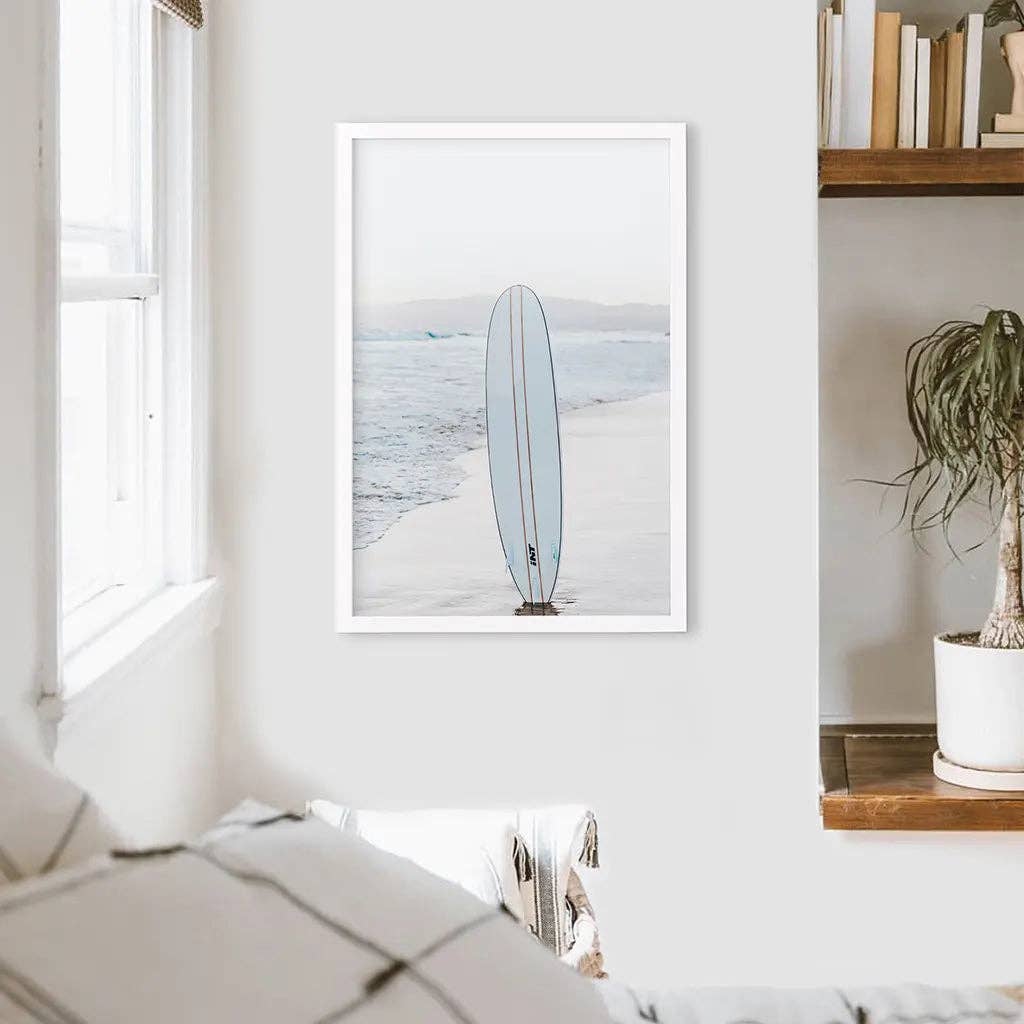 Art Lane - Wholesale Art Print - Blue Surfboard Print. Ocean Beach Wall Art8