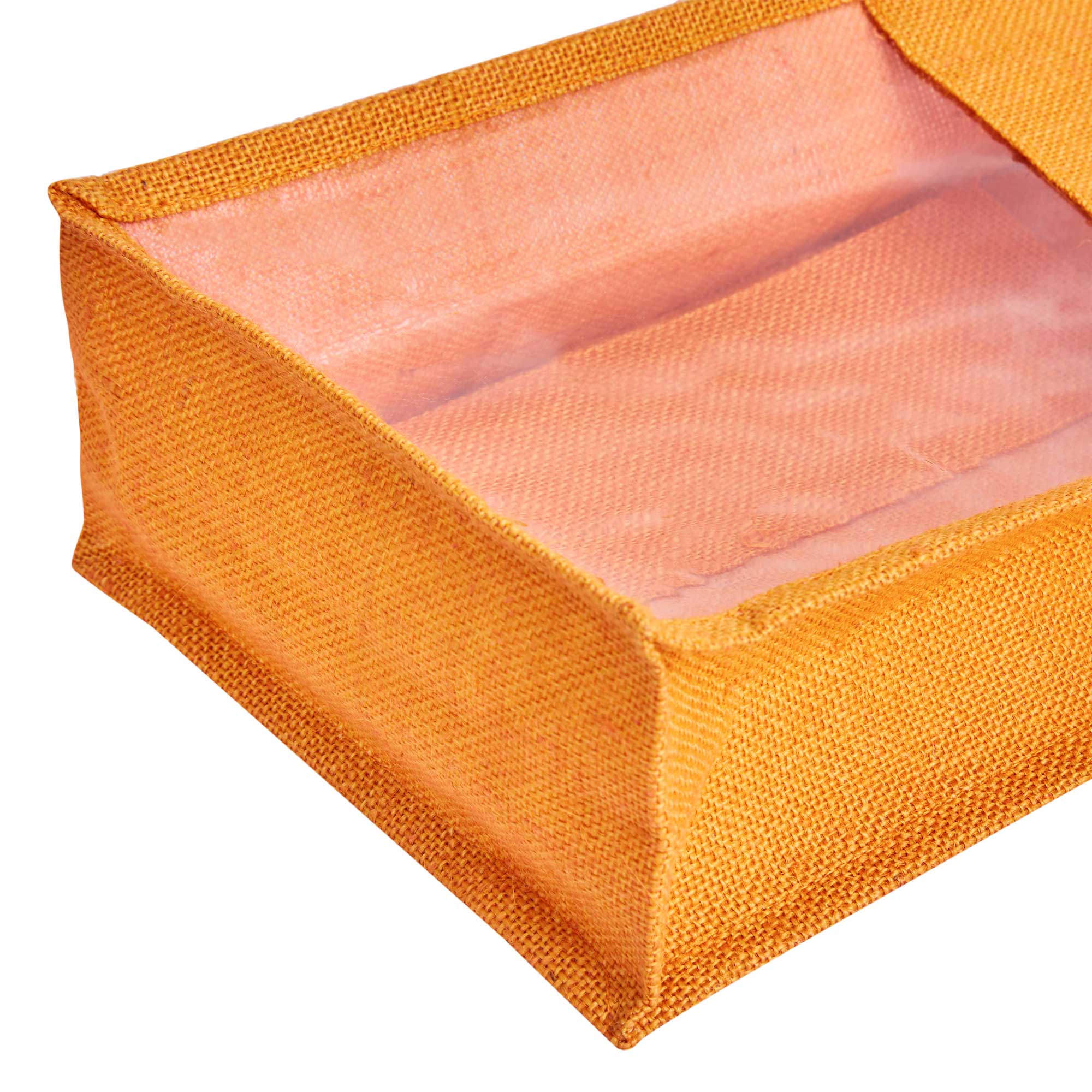 ecojutebags – wholesale Wine gift bag – 6-Pack Burlap Wine Bags with Cane Handle & Clear PVC Window29