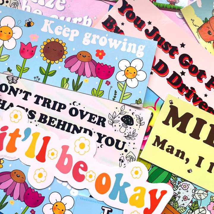 The Funnel Cake Tree - Wholesale Sticker - Funny Bumper Sticker - Pick Your Own -Waterproof Vinyl
31