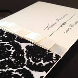 Imaginediy - Vente Matériels de bricolage - Papier floqué Renaissance en noir1