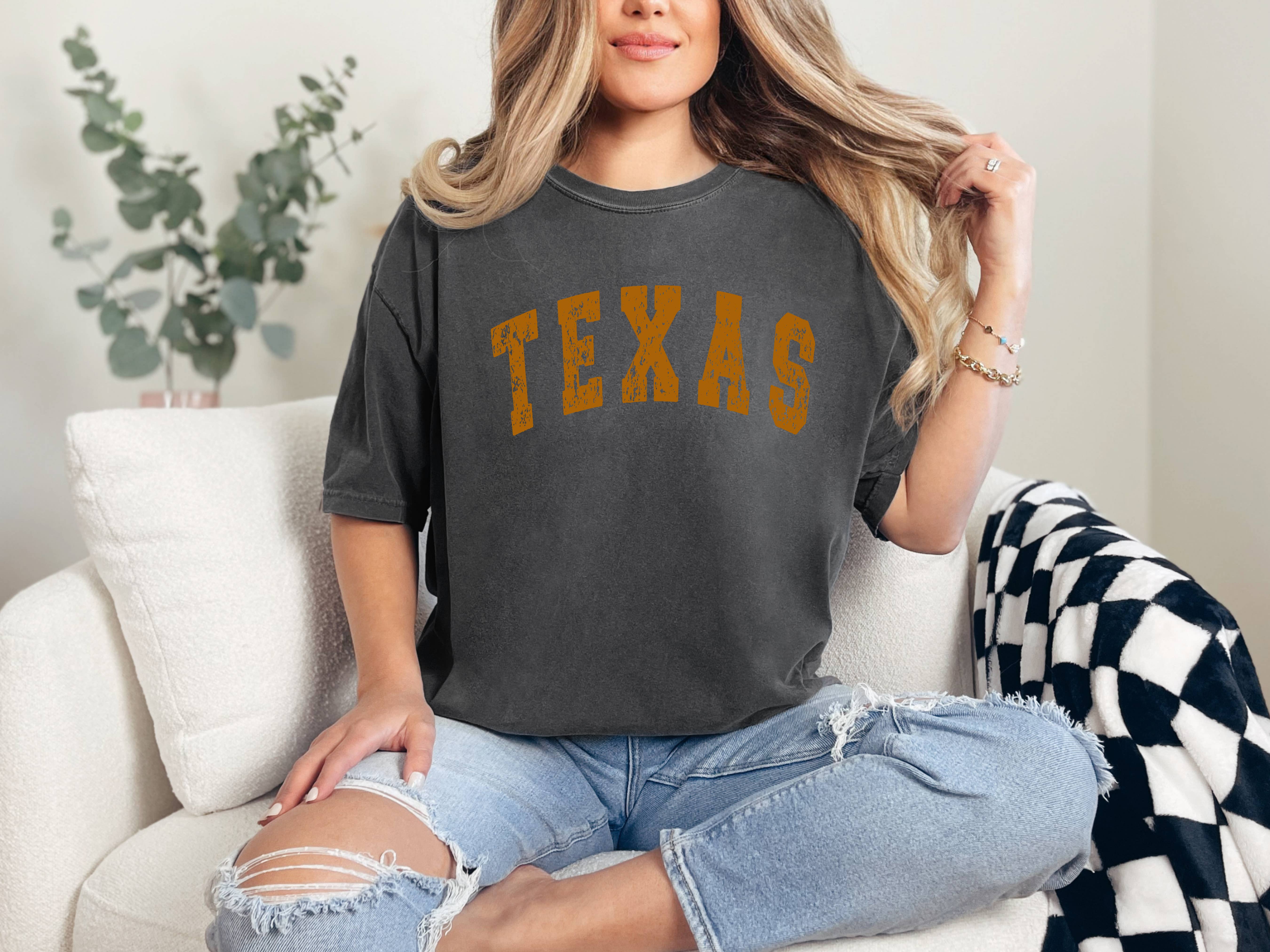 One Nine - Wholesale T-shirt met print - Dames - Comfort Colors® Texas-hemd/Texas-cadeau1