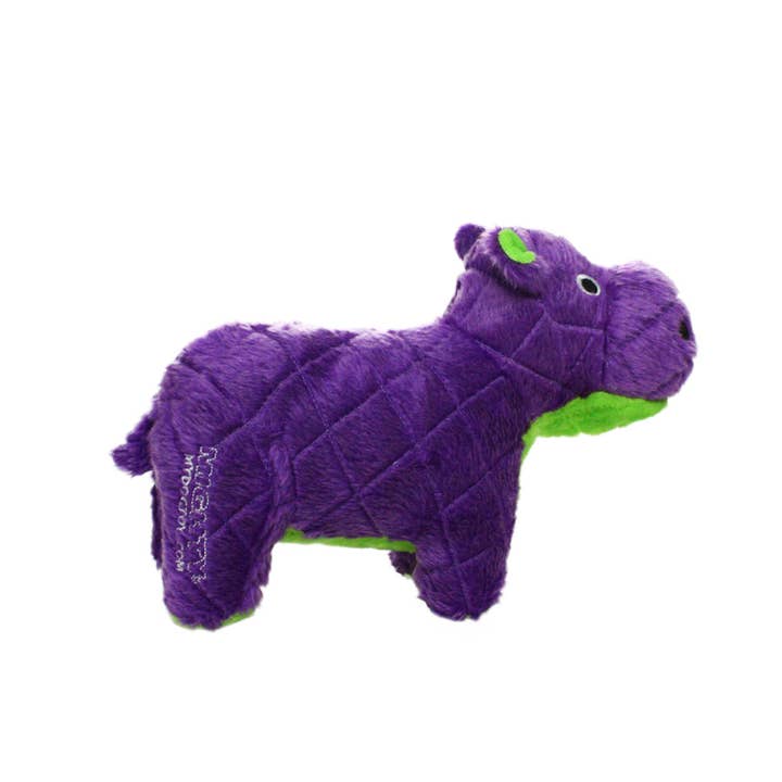 Tuffy Dog Toys - VIP Products – wholesale Pet squeaky toy – Dog – Mighty Safari Hippo - Purple, Plush, Squeaky Dog Toy