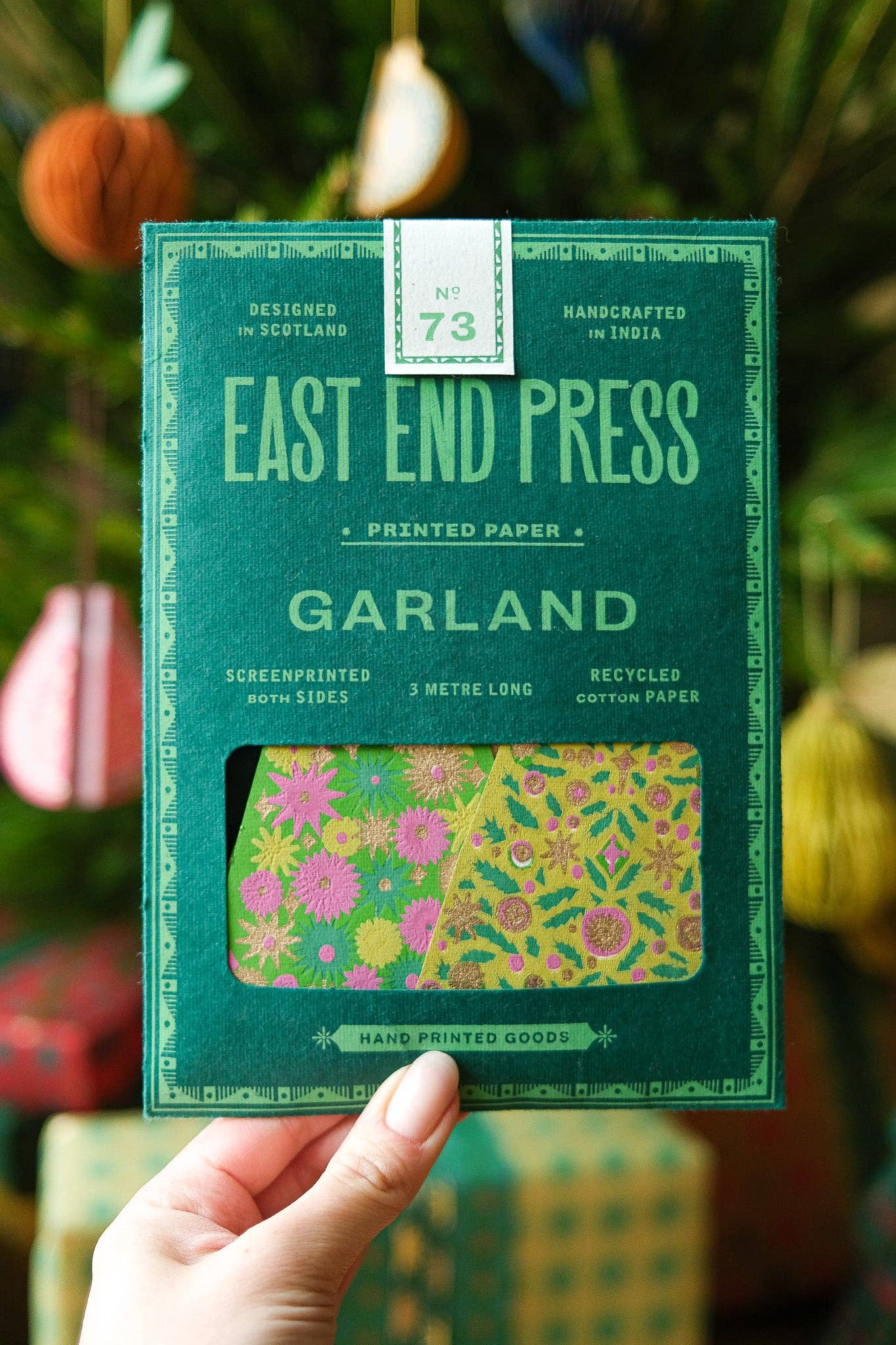 East End Press - Wholesale Bunting/Garland - UK/EU: Midcentury Trees Sewn Garland1