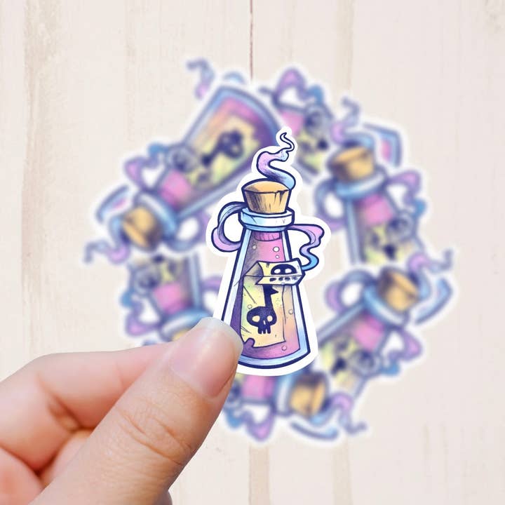 Kuzco Poison, Vinyl Sticker for wholesale by Graceful Darkness, LLC
