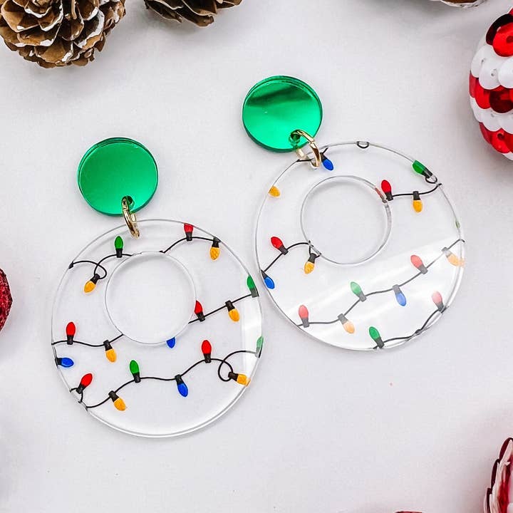 Christmas Lights Dangles for wholesale by Born 2 Blossom Designs