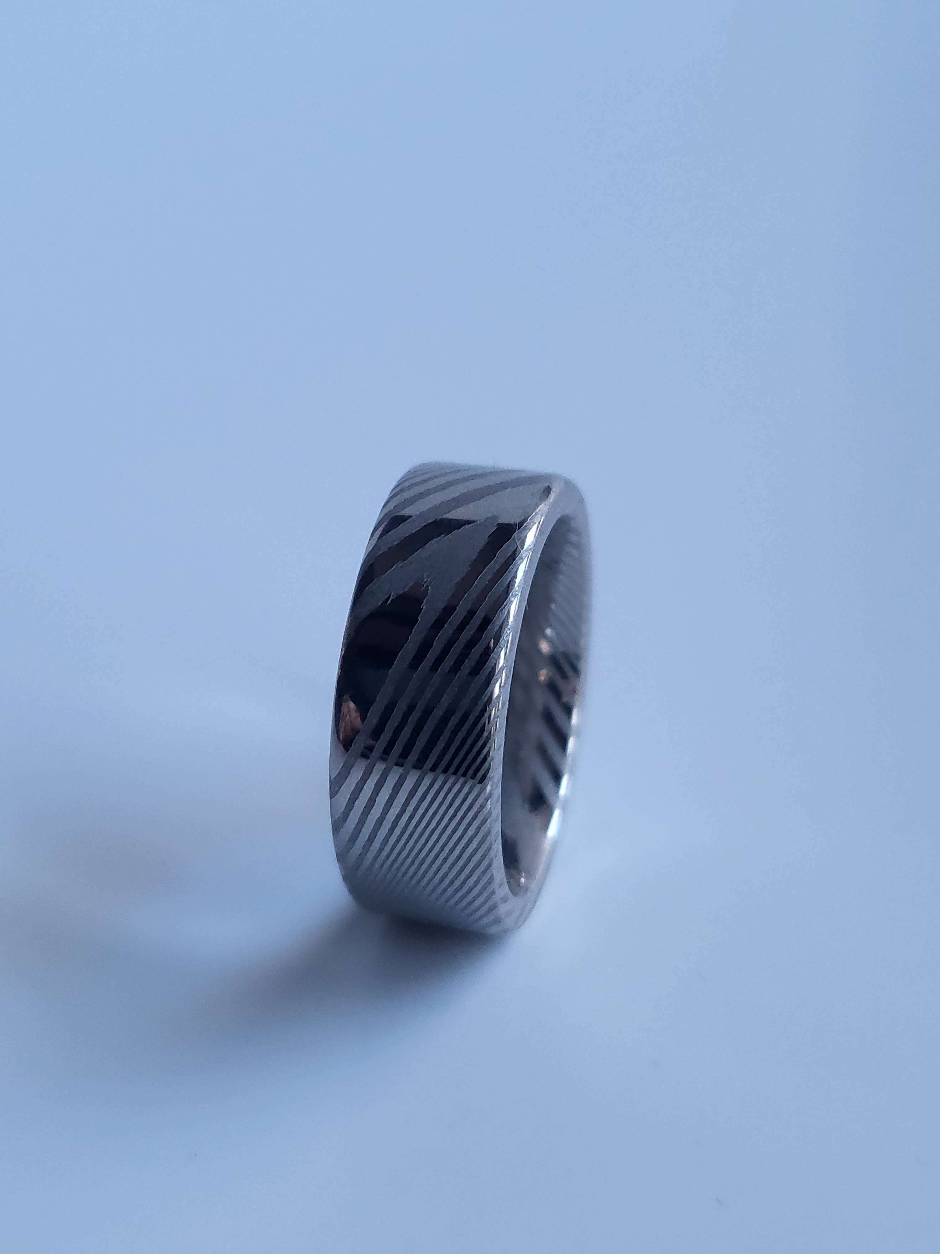 Natural Evolution Design - Wholesale Band/Stacked Ring - Damascus Steel Ring5
